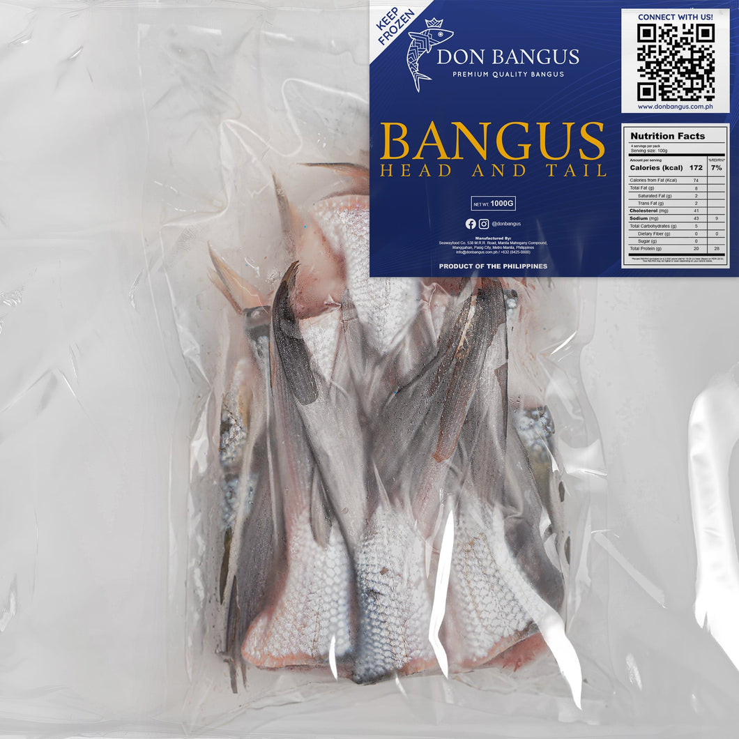 Bangus Head & Tail (Net Weight: 1,000 grams per pack)