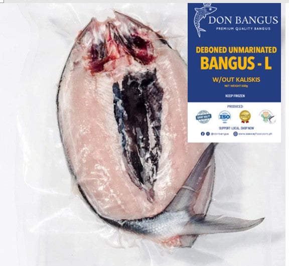 LARGE Deboned Unmarinated Bangus without kaliskis (NET WEIGHT: 500grams per pc)