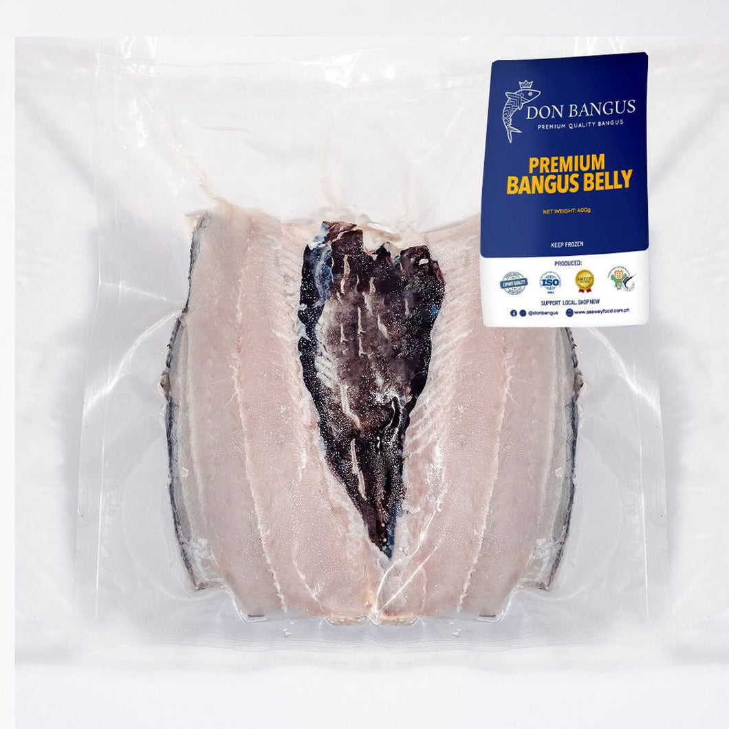 Premium Bangus Belly without kaliskis (Net Weight: 400grams per pc)